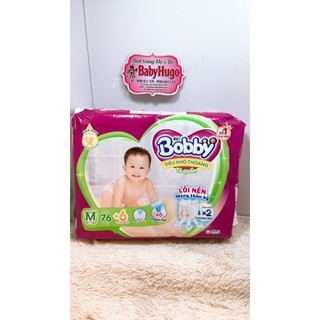 [TẶNG 6 MIẾNG] Tã quần BOBBY Size M 76 Miếng (6-11kg)