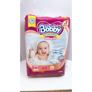 Miếng Lót Sơ Sinh Bobby Nb2 60Miếng