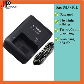 Sạc máy ảnh CB-2LCE thay thế cho Canon NB-10L, Sạc dây