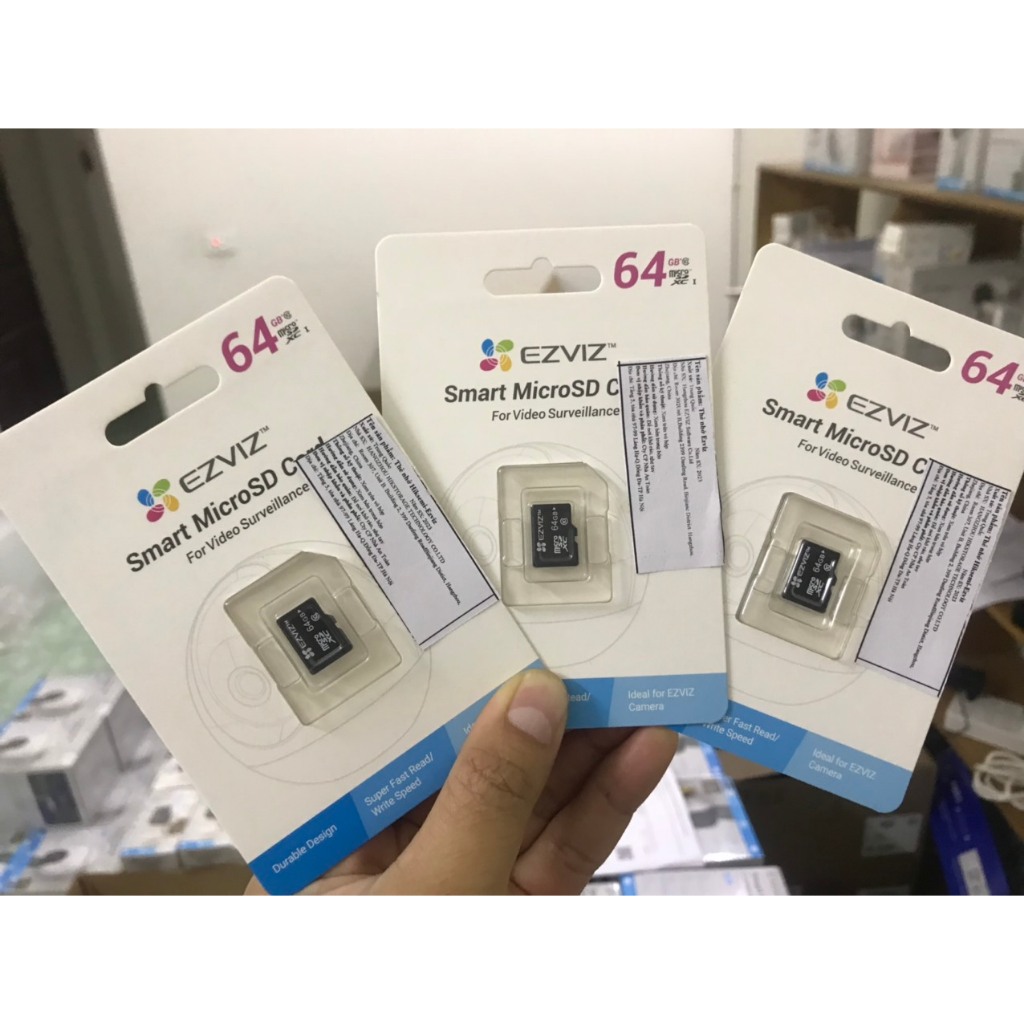 Thẻ nhớ Ezviz chính hãng 64GB, chuyên dùng cho camera | BigBuy360 - bigbuy360.vn