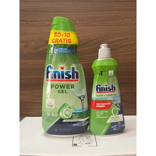 Gel rửa bát Finish Power Eco 0% 900ml - Gel hữu cơ sinh học cho máy rửa chén bát