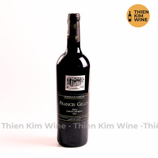   Chính Hãng  - Rượu Vang Đỏ Pháp Francis Gillot Shiraz Cab - 750ml  13,5%  