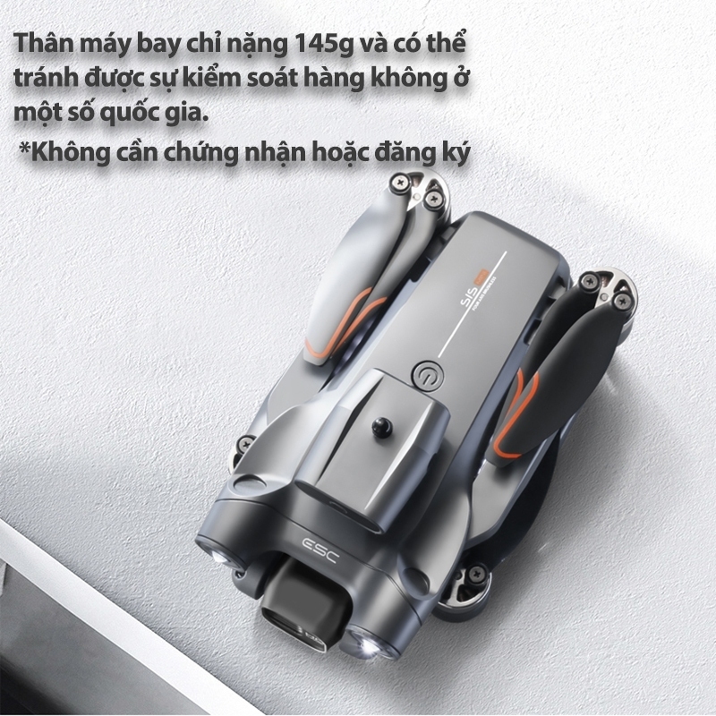Flycam S1S Drone mini giá rẻ, Tránh Chướng Ngại Vật, Động Cơ Không Chổi Than Bay Ổn Định,Kết nối ứng dụng | BigBuy360 - bigbuy360.vn