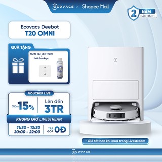 Robot hút bụi lau sàn ecovacs t20 omni | robot hút bụi ecovacs t20 omni bh 24 tháng