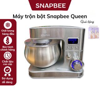 Máy trộn bột snapbee queen sm5, máy nhồi bột màn hình led inox 304, 6 tốc độ, bảo hành 24 tháng