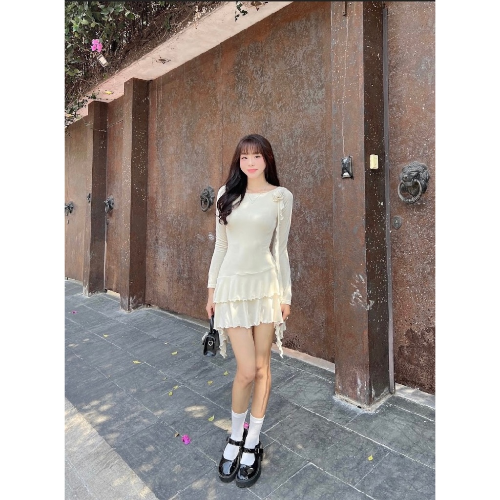 Đầm kiểu MADE BY MUM tầng bèo Hamin Dress