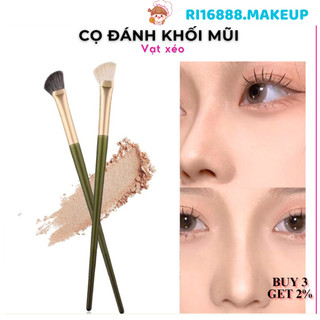 Cọ trang điểm đánh khối mũi vạt xéo ba chiều tự nhiên