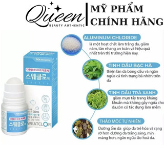 Lăn khử mùi Kwangdong Sweatclor 30ml Hàn Quốc
