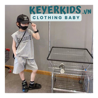 Bộ ba lỗ cho bé trai Keyer Kid ( 15-26kg) Chất liệu cotton xuất Hàn, phong cách năng động sz66
