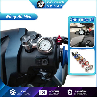 Đồng Hồ Gắn Chân Gương Mini Gắn Chân Kính Nhiều Mẫu Kèm Ốc Kiểu- Tặng Kèm Pin