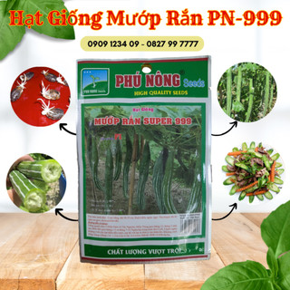 Hạt Giống Mướp Rắn Phú Nông hạt giống chắc khỏe, gói 2g,  tỉ lệ nẩy mầm cao (Vườn Sài Gòn)