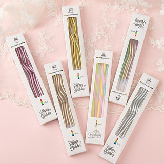 Combo 10 vỉ nến xoắn trang trí bánh