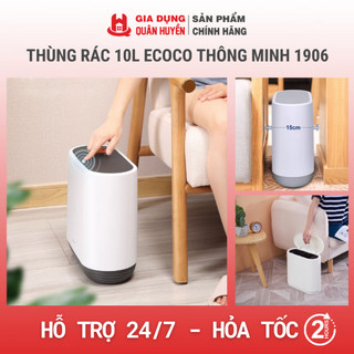 Thùng rác tiện ích 10L ECOCO thông minh 1906