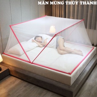 Màn chụp tự bung khung xếp ⚡Cao Cấp ⚡gấp gọn tiện dụng, Mùng chụp tự bung người lớn thông minh