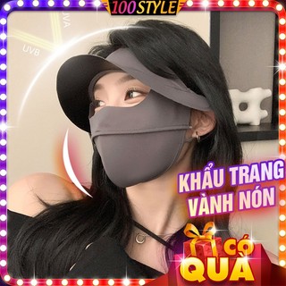 Khẩu Trang Vành Chống Nắng UV Chống Lem Son Folks - Khẩu Trang Nam Nữ