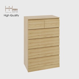 Happy furniture , tủ 5 tầng - doobie , thk_006 , 80cm x 48cm x 123cm