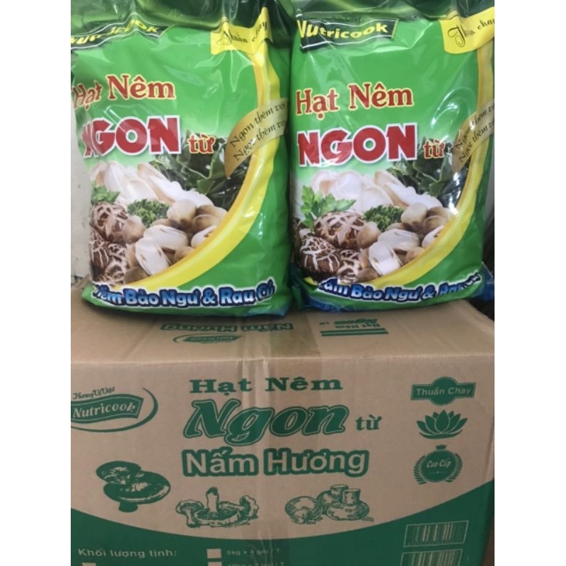 Hạt Nêm thuần chay Nutricook túi 5kg