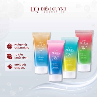  Kem chống nắng nâng tông da Skin Aqua UV Tone up SPF50 PA++++ nội địa Nhật 