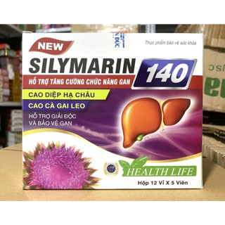 silymarin 140 cà gai leo, diệp hạ châu giúp bổ gan, mát gan, giải độc, hạ men gan, tăng cường chức năng gan Sylimarin