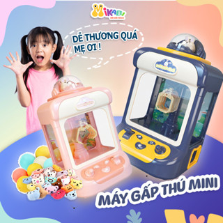 Đồ Chơi Máy Gắp Thú Bông Có Đèn, Âm Thanh Tặng Thú + Bóng Kèm Dây Sạc Dễ Thương Giúp Bé Giải Trí - Đồ Chơi MIKABI