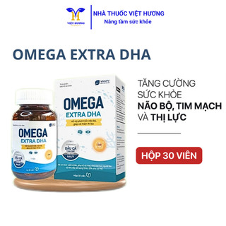 Dầu cá omega3 extra dha giúp tăng cường sức khỏe não bộ, tim mạch và thị lực nhà thuốc việt hương