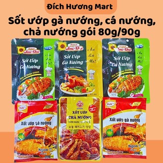 Sốt gia vị Ami One - Sốt ướp gà nướng, Sốt ướp cá nướng, Sốt ướp chả nướng gói 80g/90g