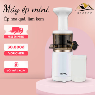 Máy ép chậm mini Venko, ép trái cây hoa quả, máy làm kem, sữa hạt VENKO công suất 150W, Ép kiệt bã