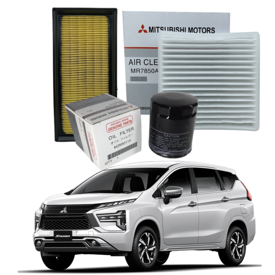 { Mitsubishi Xpander} Combo lọc dầu nhớt - lọc điều hòa - lọc gió động cơ xe Mitsubishi Xpander