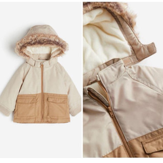 Áo khoác parka trần bông HM AUTH săn sale cho bé