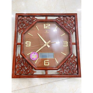 Đồng hồ treo tường kashi hm328 chính hãng tặng pin đồng hồ