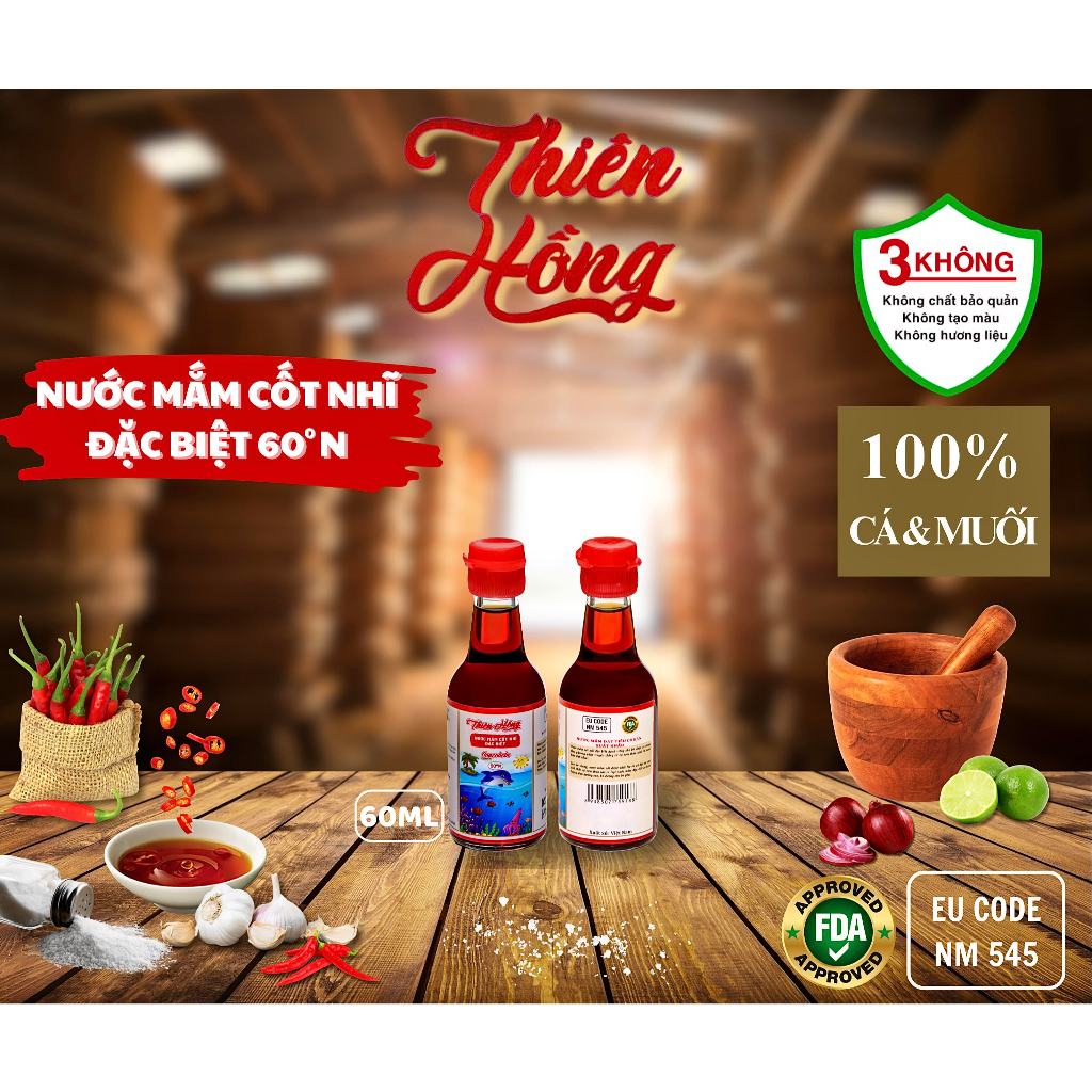 Nước mắm cốt nhĩ đặc biệt dành cho bé 60ML 60N