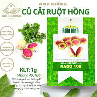 Hạt giống củ cải ruột hồng _hạt giống rạng đông