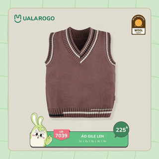 UALAROGO - Áo gile len cho bé trai