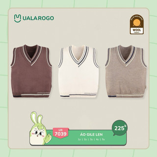 UALAROGO - Áo gile len cho bé trai