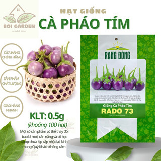 Hạt giống cà pháo tím rado 73 _hạt giống rạng đông