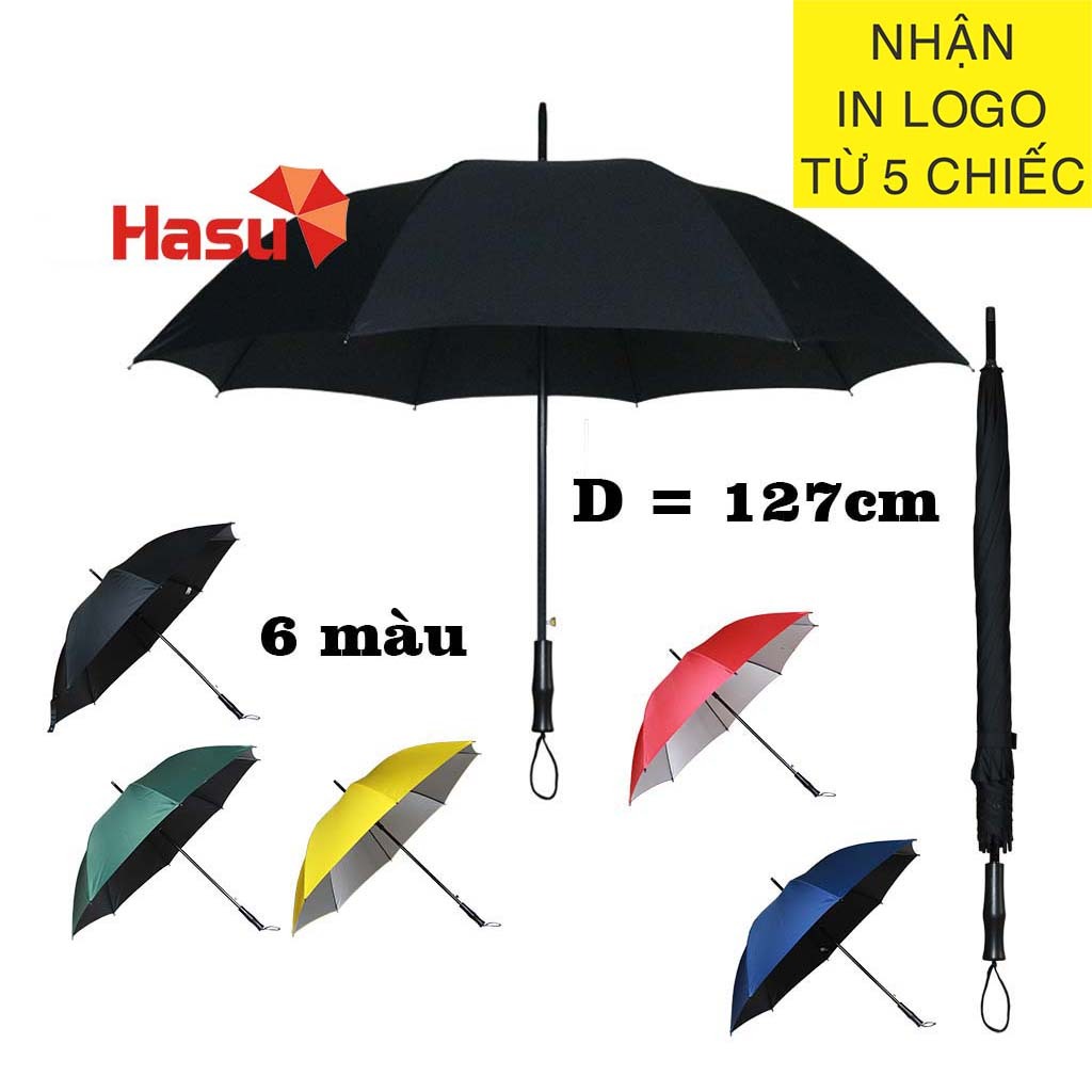 Ô dù che mưa nắng cầm tay cán dài chống tia uv 25inc Hasu nhiều màu lựa chọn