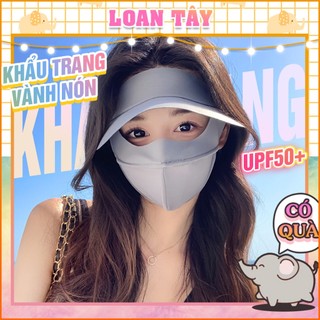 Khẩu Trang Phối Vành Nón Folks Chống Nắng Chống UV Chống Lem Son Phong Cách Hàn L2563