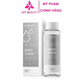 Toner Drceutics Basic 200ml cấp ẩm nước hoa hồng Mit Beauty giúp làn da ẩm mượt mịn màng khô thoáng
