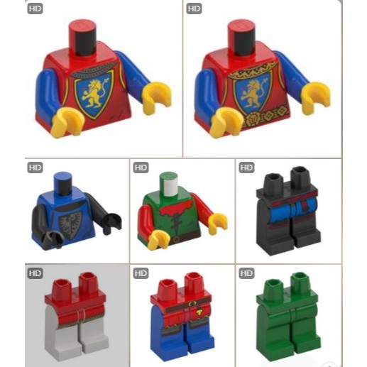  Bộ phận nhân vật Lego 