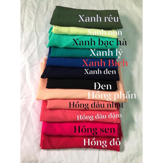 Vải Voan Chifon, Voan Xốp - nhiều màu