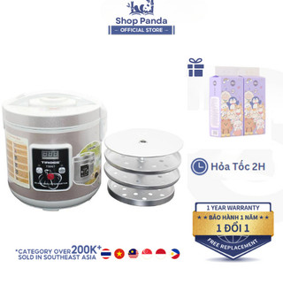 Nồi làm tỏi đen tiross ts907 dung tích 6l - máy làm tỏi đen 3 tầng công nghệ nhiệt 4 chiều rút ngắn thời gian làm tỏi