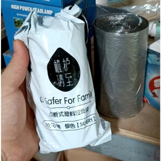 Cuộn 110 túi đựng rác tự tự phân hủy siêu dai bạc