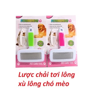 Lược chải lông chó mèo, chải tơi lông, xù lông, giảm rụng và mềm lông taotaopet