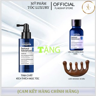Combo Tinh Chất Kích Mọc Tóc Loreal Serioxyl 90ml + Dầu Gội Chống Rụng Tóc Serioxyl 100ml