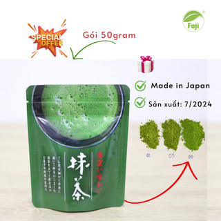 Bột Matcha Nhật Bản Premium (Gói 50gr) - Hàng chính hãng