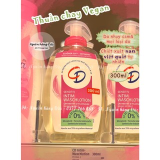 Dung dịch vệ sinh thuần chay CD nội địa Đức cho da nhạy cảm