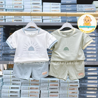 Bộ cộc tay bé trai, bé gái hãng Bu baby