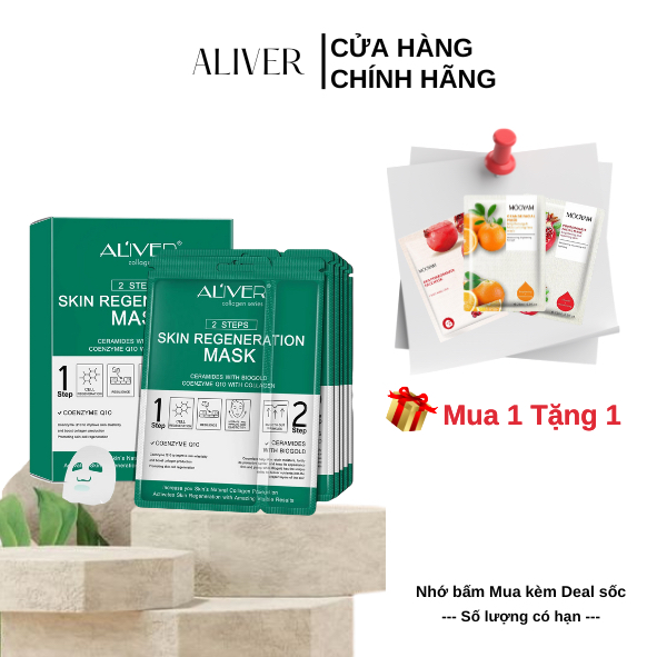 Mặt Nạ Dưỡng Ẩm Làm Trắng Sáng Da - Nuôi Dưỡng Da Trẻ Hóa Chống Nhăn Làm Săn Chắc Da Aliver