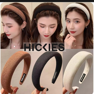 Băng đô cài tóc thời trang họa tiết trơn phong cách hàn quốc - băng đô cài tóc hickies
