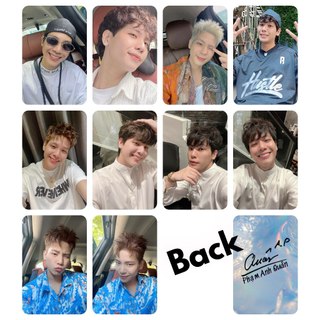 Set 10 card giấy bo góc in 2 mặt ảnh quân a.p - selca